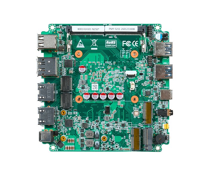 PNM-5211 - 12x12cm深夜免费视频主板 - N100/N305迷你主板双2.5g网口x86低功耗nas软路由主机迷你电脑主机深夜免费视频机主板