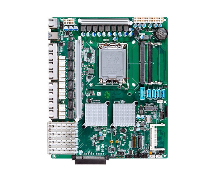 AD610C8L-intel12/13/14代8网口4光口万兆企业级防火墙软路由主机主板网安主板